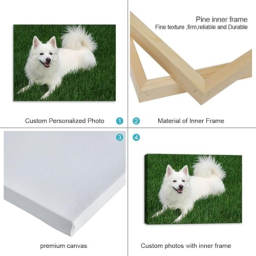 Miniatura 2 de Impresiones fotográficas personalizadas en lienzo  Impresiones en lienzo con tus fotos sobre lienzo, arte de pared para decoración del hogar,