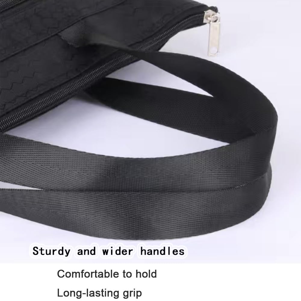 Documenttas Oxford Waterdichte Boekentas voor School A4 Rits Bestandstassen Boeken iPad Bestanden Opslag Draagbare Commuter Bags voor Mannen & Vrouwen