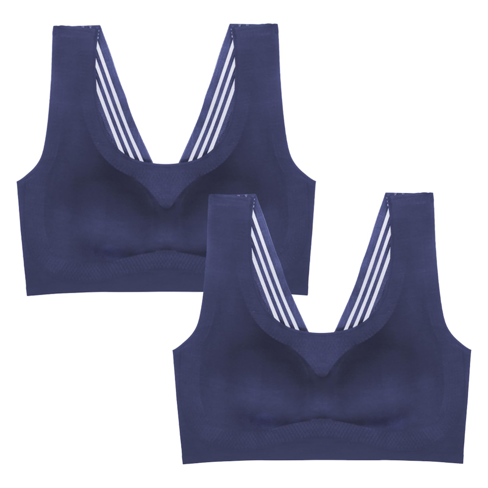 Brassiere Sport Femme sans Armature Soutien Gorge Push up | brassière forte poitrine couverture complète bretelles larges et confortables pour se détendre à la maison