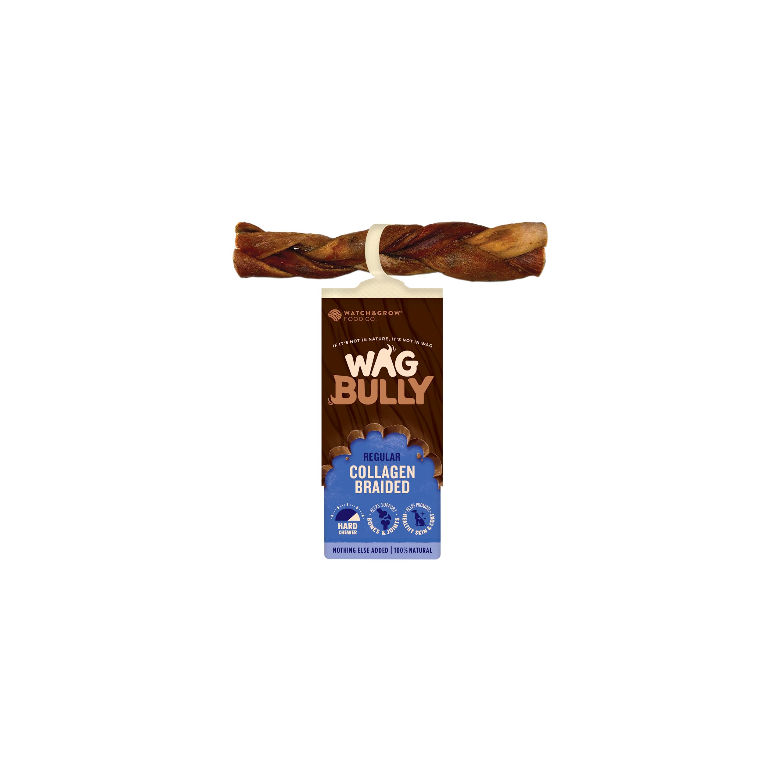 Wag Regular Collagen Braided Stick