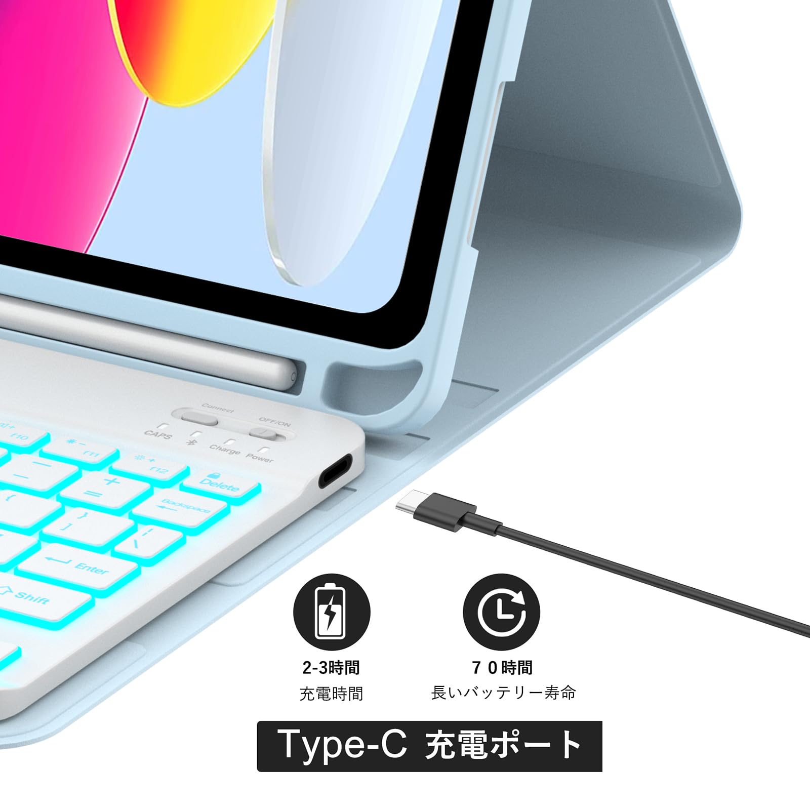 Amazon.co.jp: [2025年新開発]ipad A16 キーボード 第11世代 &ipad 第