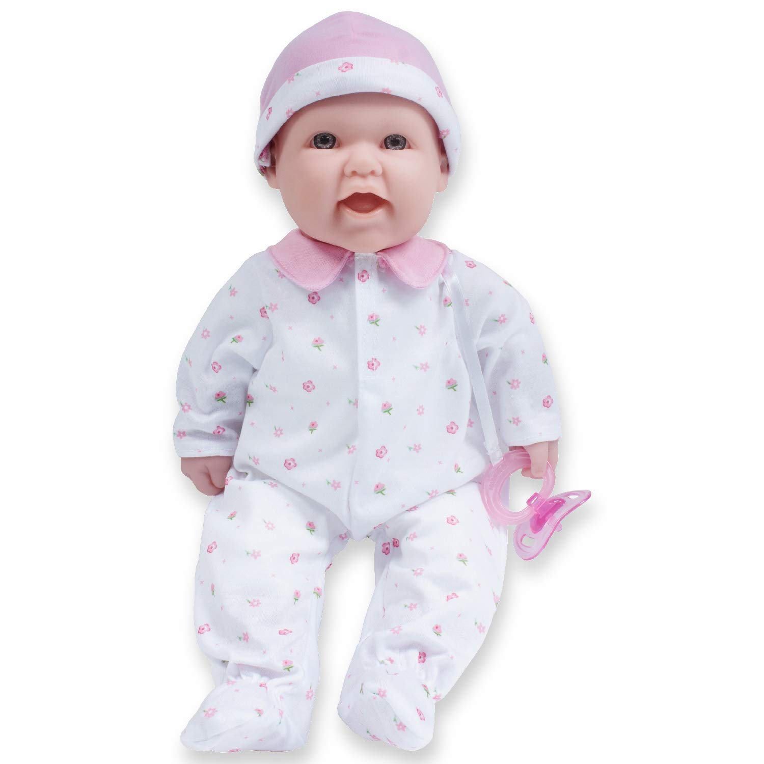 Jc Toys Plastic La Baby, Outfits and Expressions (16-Inch, Caucasian Pink)