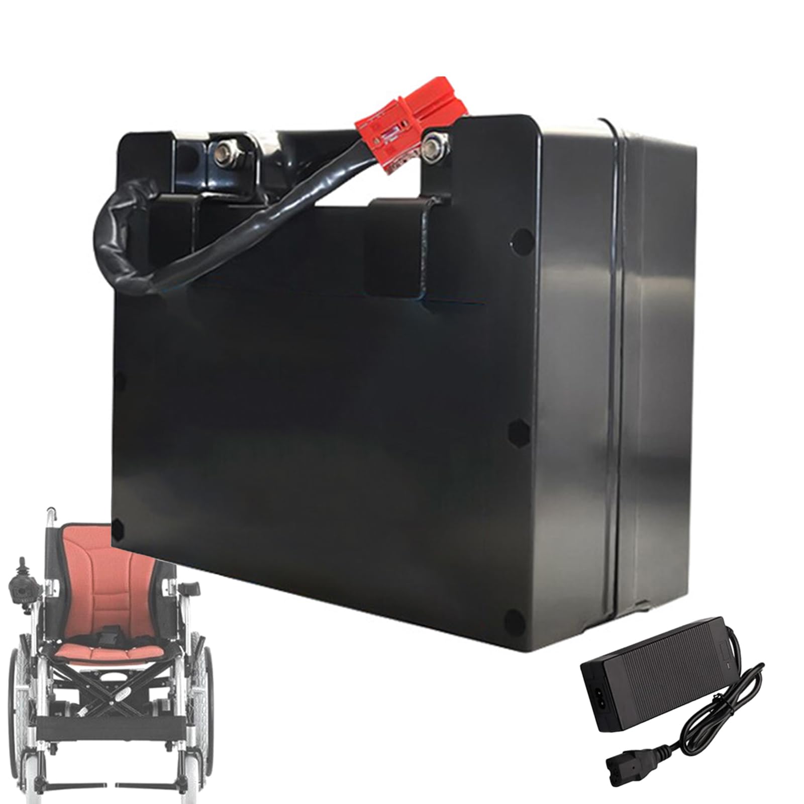 Batería de Litio de 24V, 12Ah, 15Ah, 20Ah, 25Ah, 30Ah y 35Ah, batería de Repuesto para Silla de Ruedas eléctrica de 24 voltios, baterías de Iones de Litio con Cargador.