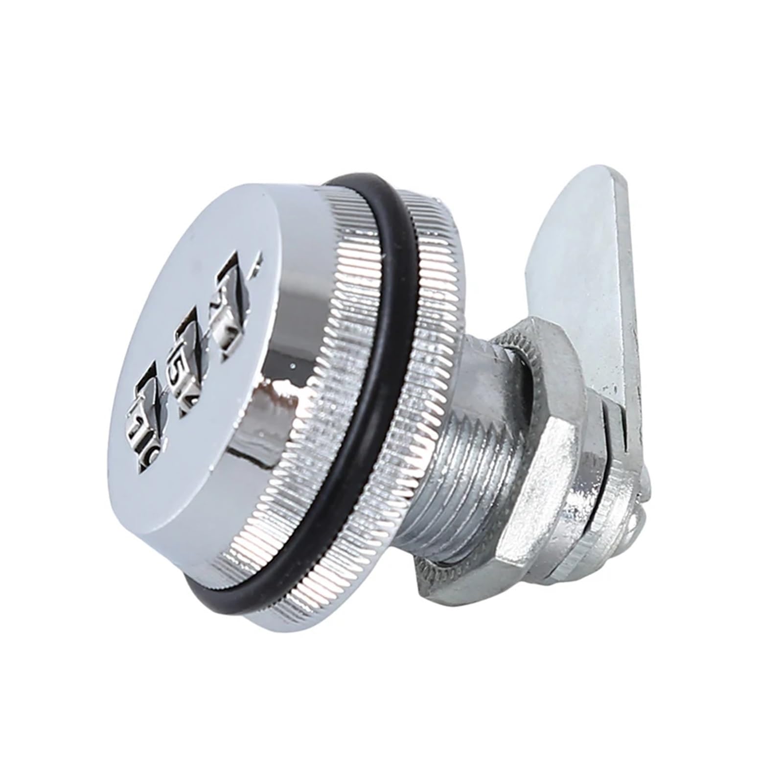 Msfhtgf Silver Cupboard Locks， White Mailbox Password Lock Locker Tongue Three Digit Dial