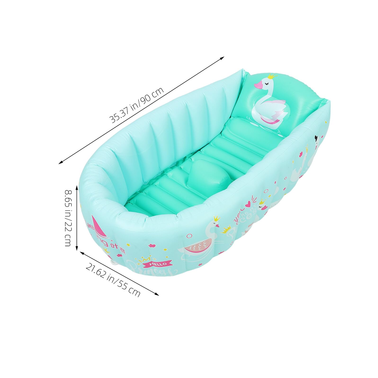 Vaschetta Gonfiabile per Ragazzo Ragazza in PVC Sicuro Design Spesso Antiperdita per Bagnetto e Giochi Indoor Outdoor per Regalo Famiglia