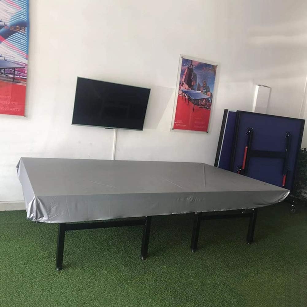 Pokrowiec na stół do ping-ponga - wodoodporny i pyłoszczelny pokrowiec na stół pingonowy do użytku wewnątrz i na zewnątrz, pełnowymiarowy pokrowiec na stół do ping-ponga