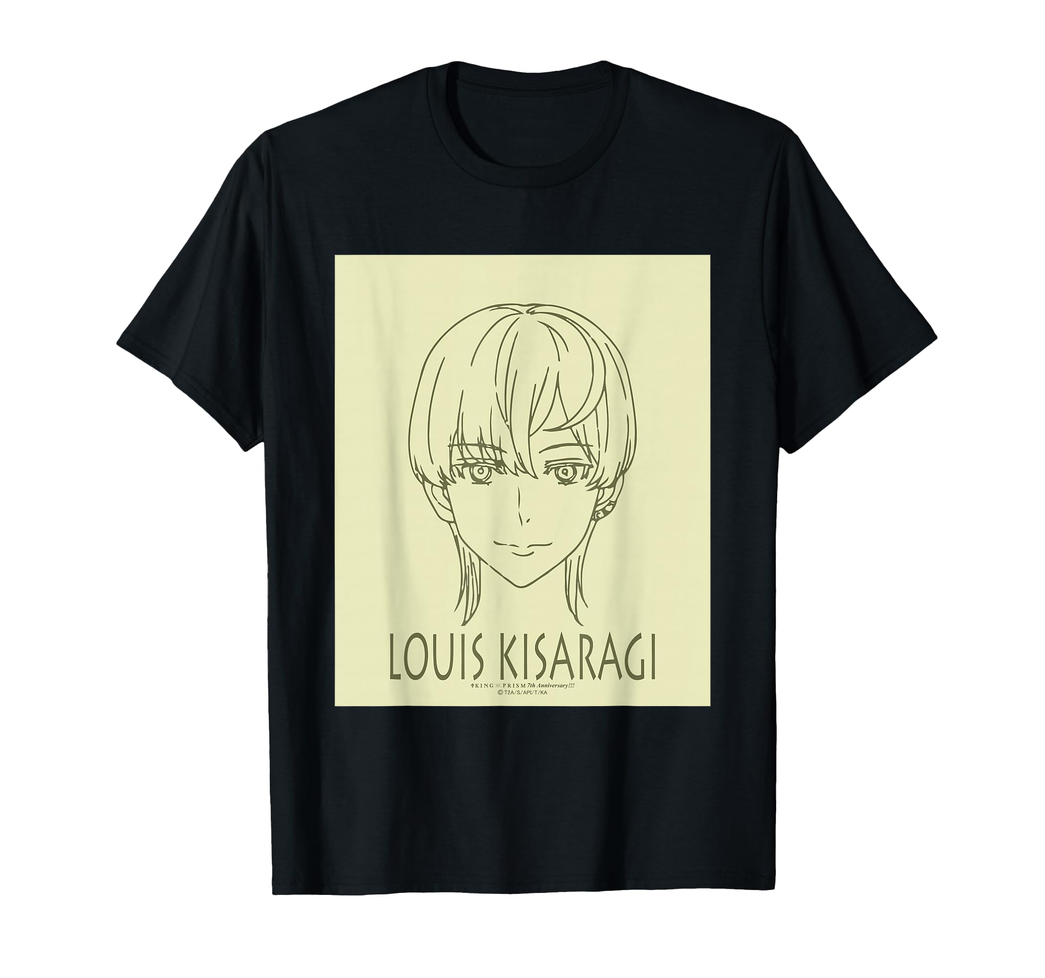 Amazon | KING OF PRISM フェイスシリーズ 如月ルヰ Tシャツ | Tシャツ