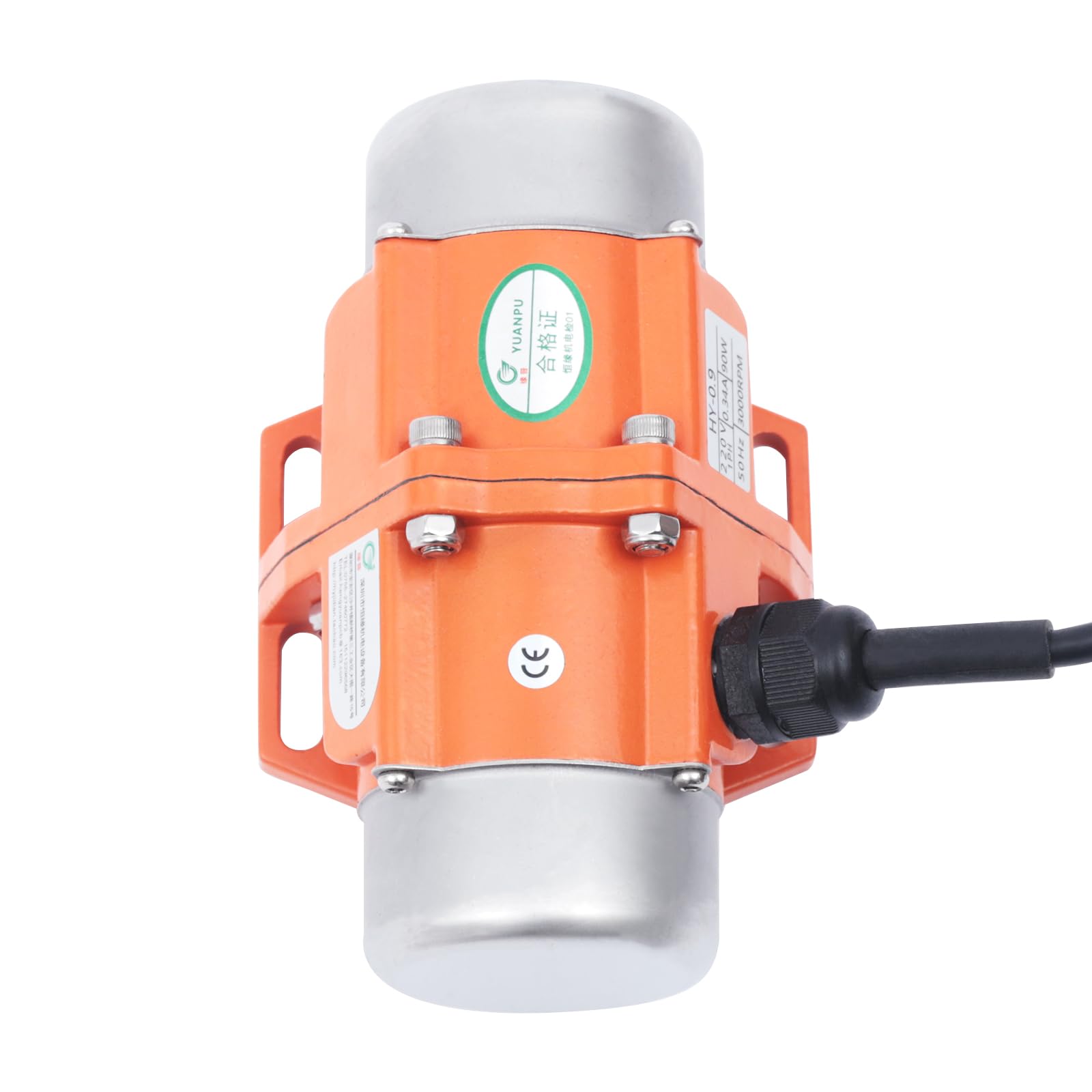 Motor de vibración, 90 W, 3000 rpm, motor vibratorio, motor de desequilibrio, motor monofásico asíncrono