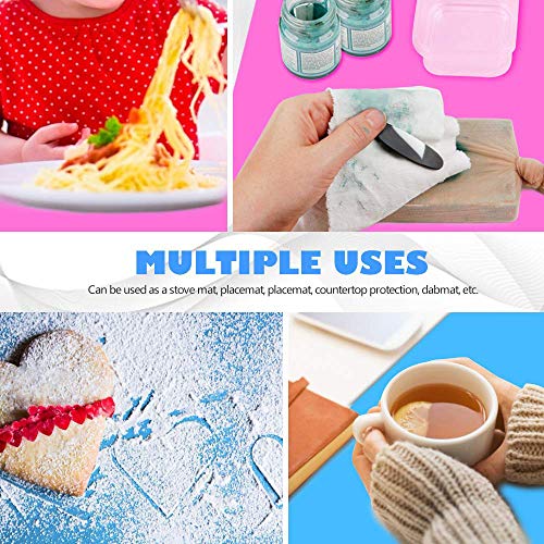 Outivity 2 Pack A3 Große Silikonplatte für das Handwerk mit 2 PCS Silikon Sühr Stäbchen und 2 PCS Silikon Bürsten… – Bild 6