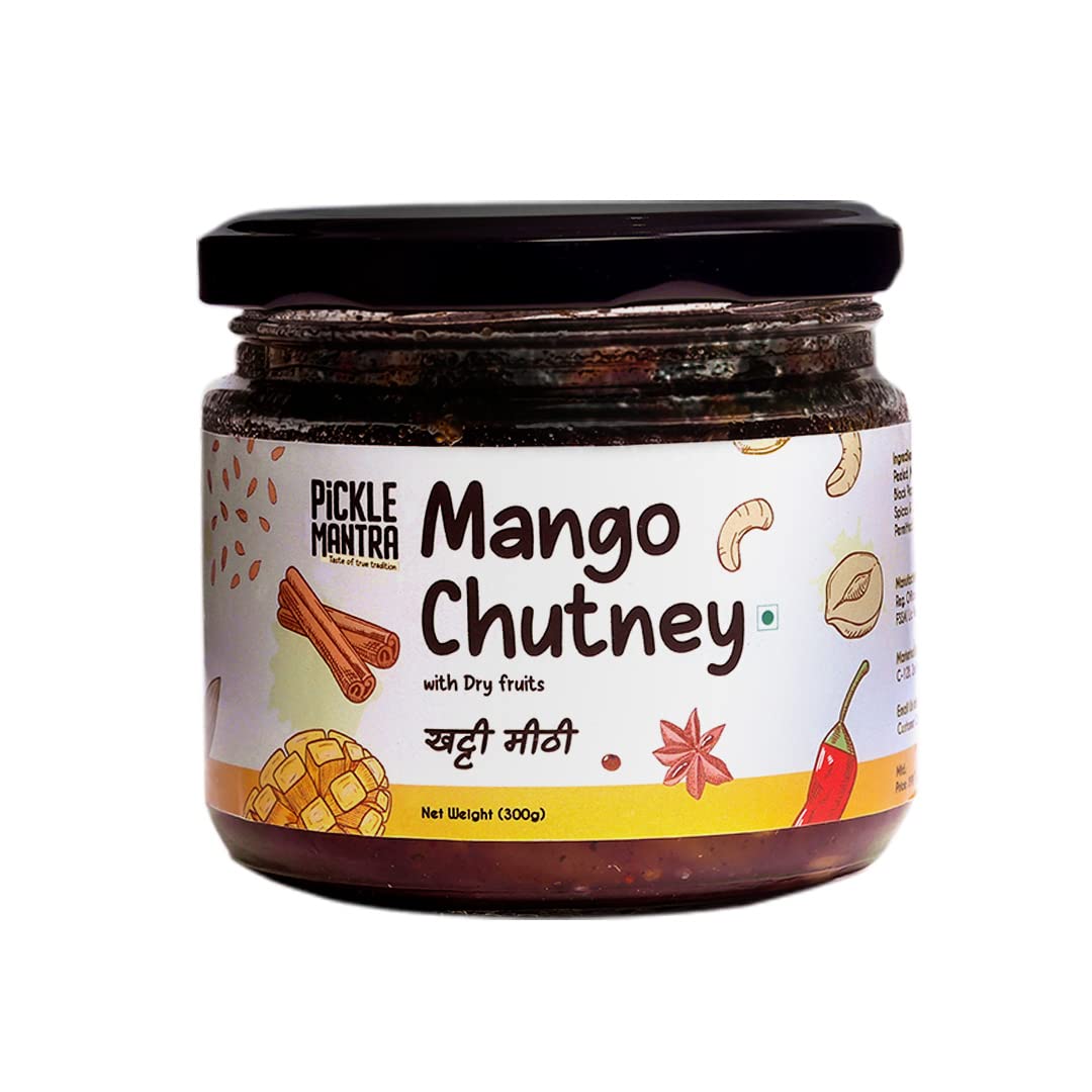 See full amazon price history chart for Pickle Mantra Mango Chutney | Khatti Meethi Aam Chatni | Homemade, Shredded, Sweet & Sour | 100% Organic, Fresh & Pure | Ideal for Indian Breakfast, Lunch & Dinner | Glass Jar Pack of 300 Grams Pickle Mantra Mango Chutney | Khatti Meethi Aam Chatni | Homemade, Shredded, Sweet & Sour | 100% Organic, Fresh & Pure | Ideal for Indian Breakfast, Lunch & Dinner | Glass Jar Pack of 300 Grams (B0B9K5BT7D) Amazon Price History, Amazon Price Tracker