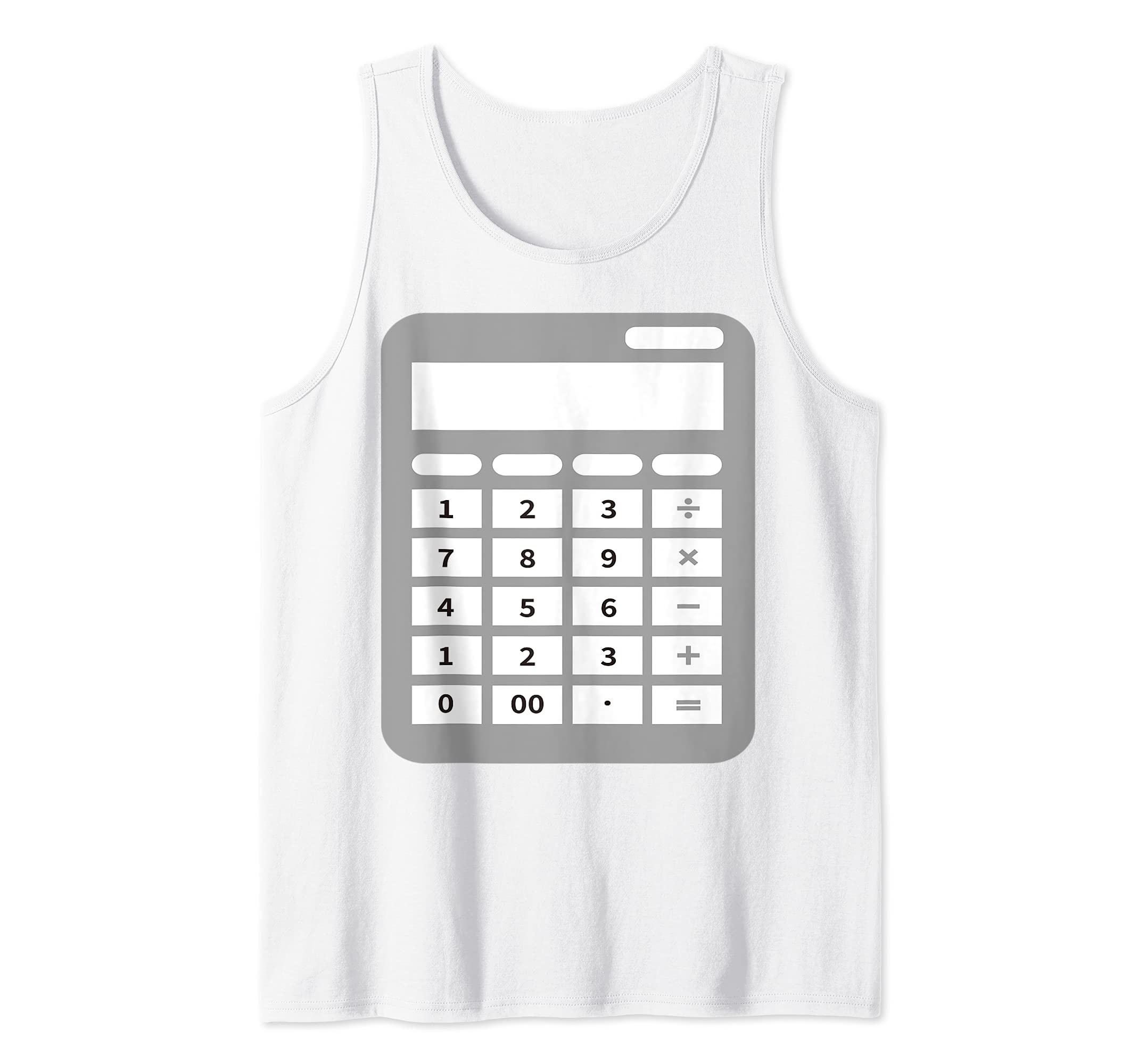 Calculator Costume Tank Top