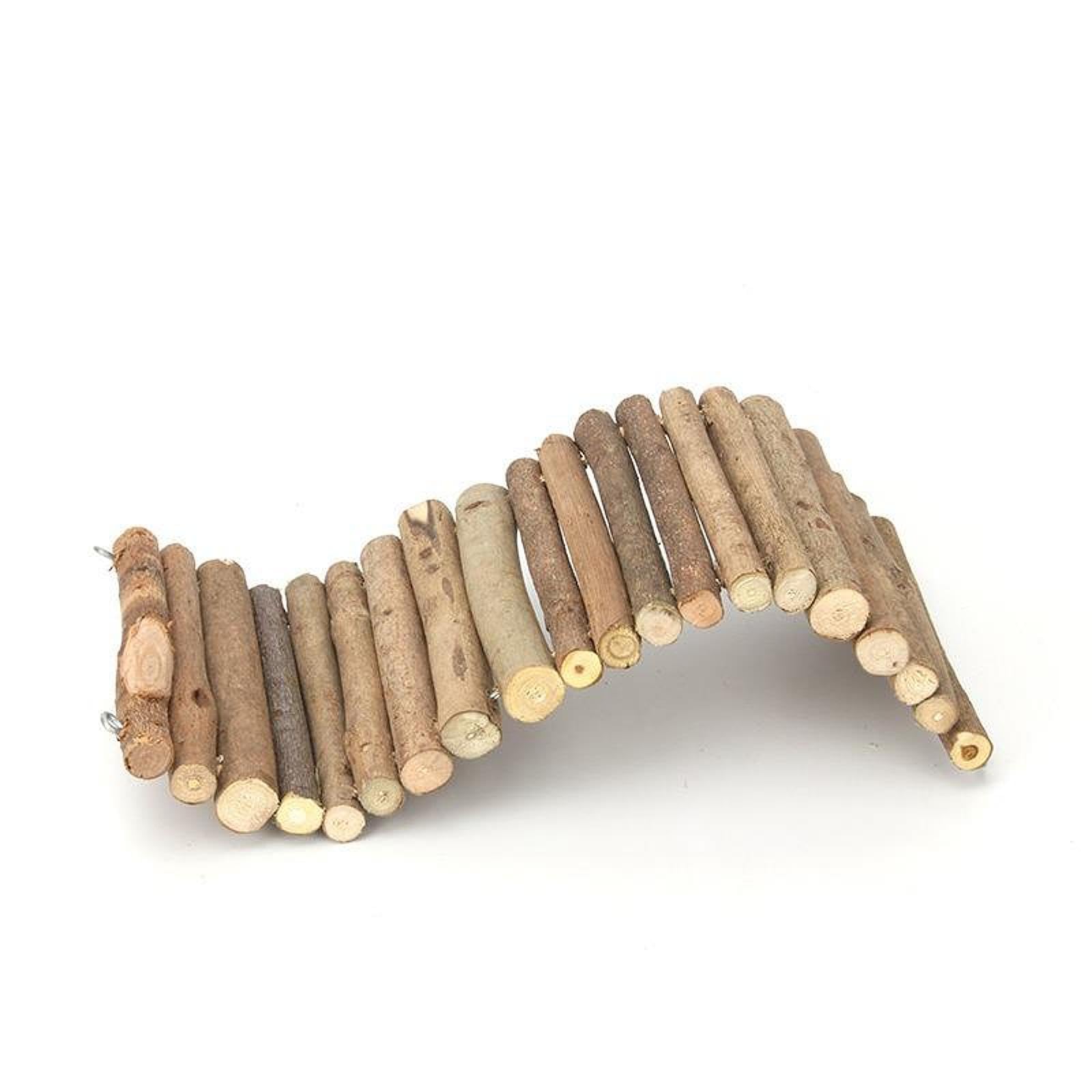 Enakshi (LABEL) Creations Wooden Hamster Bridge Climbing Ladder Reptile Hideout for Mice Rats Tortoise|Pet Supplies | Small Animal Supplies | Exercise & Toys-image-35