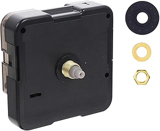 XYBHRC Clock Mechanism Replacement Battery Operated Movement Quartz Silent DIY Wall Clock Repair Parts Replacement Shaft Lengths 13.5mm (17/32 inch)