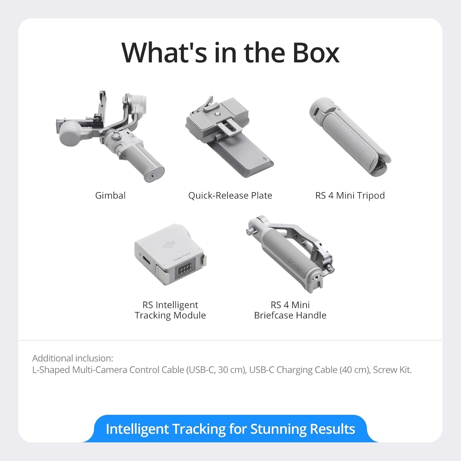 DJI RS 4 Mini, Gimbal Stabilizer for Cameras, Auto Axis Locks, Camera Gimbal, Native Vertical Shooting + Turnstile Wireless Lavalier 2X Microphones (): Intelligent Tracking Module