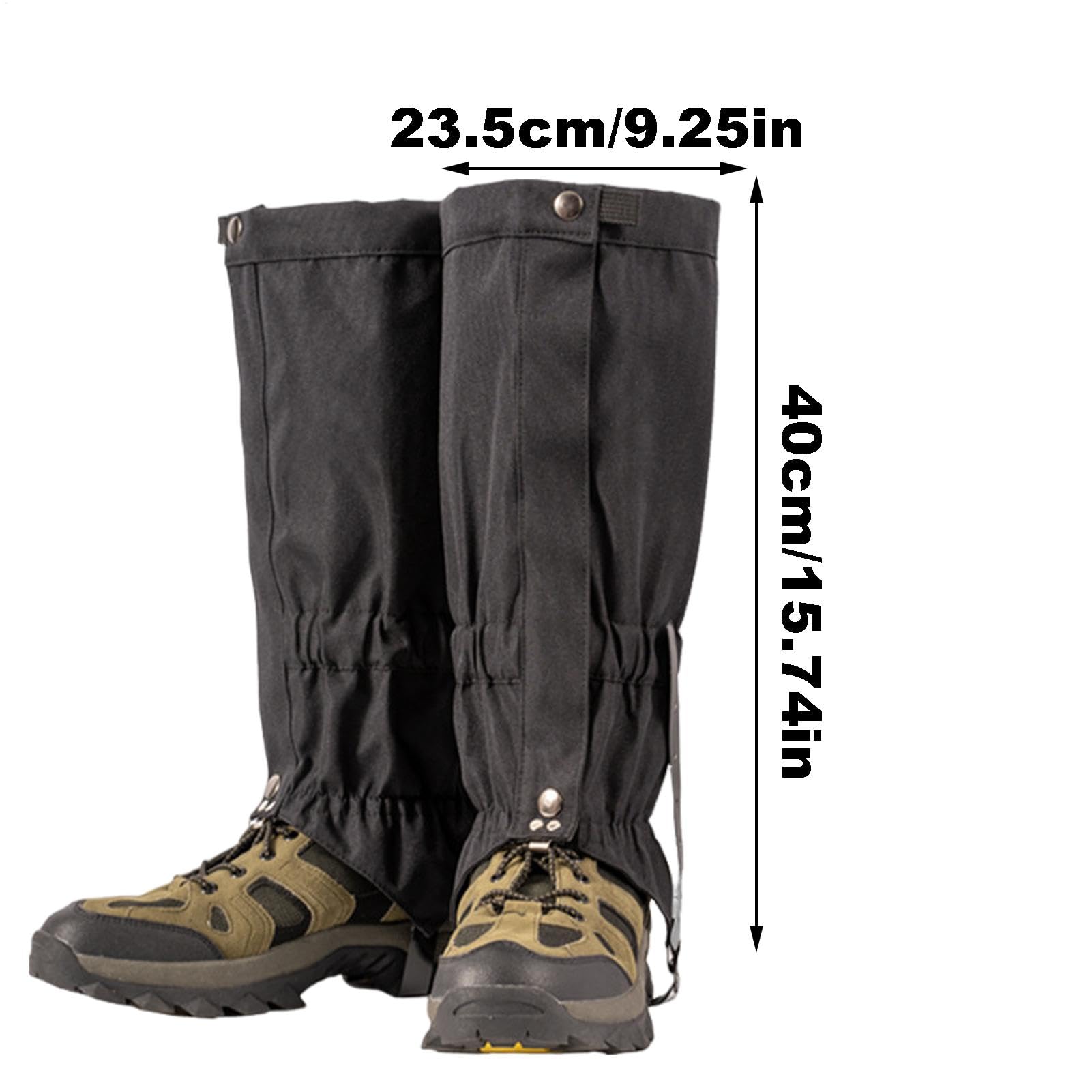 Ghette per scarpe – Ghette regolabili per scarpe da neve, ghette impermeabili per stivali, escursionismo, escursionismo, escursionismo, lavoro