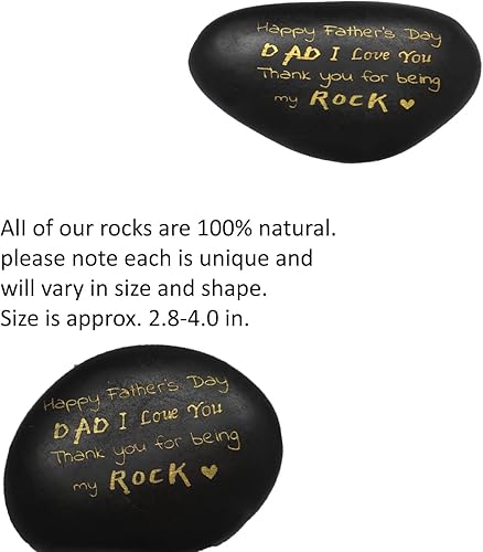 Miniatura 3 de Regalo de roca rara para papá, idea del día del padre para papá héroe, regalos de hija, hijo, niños, nietos, naturaleza, único pisapapeles, recuerdo