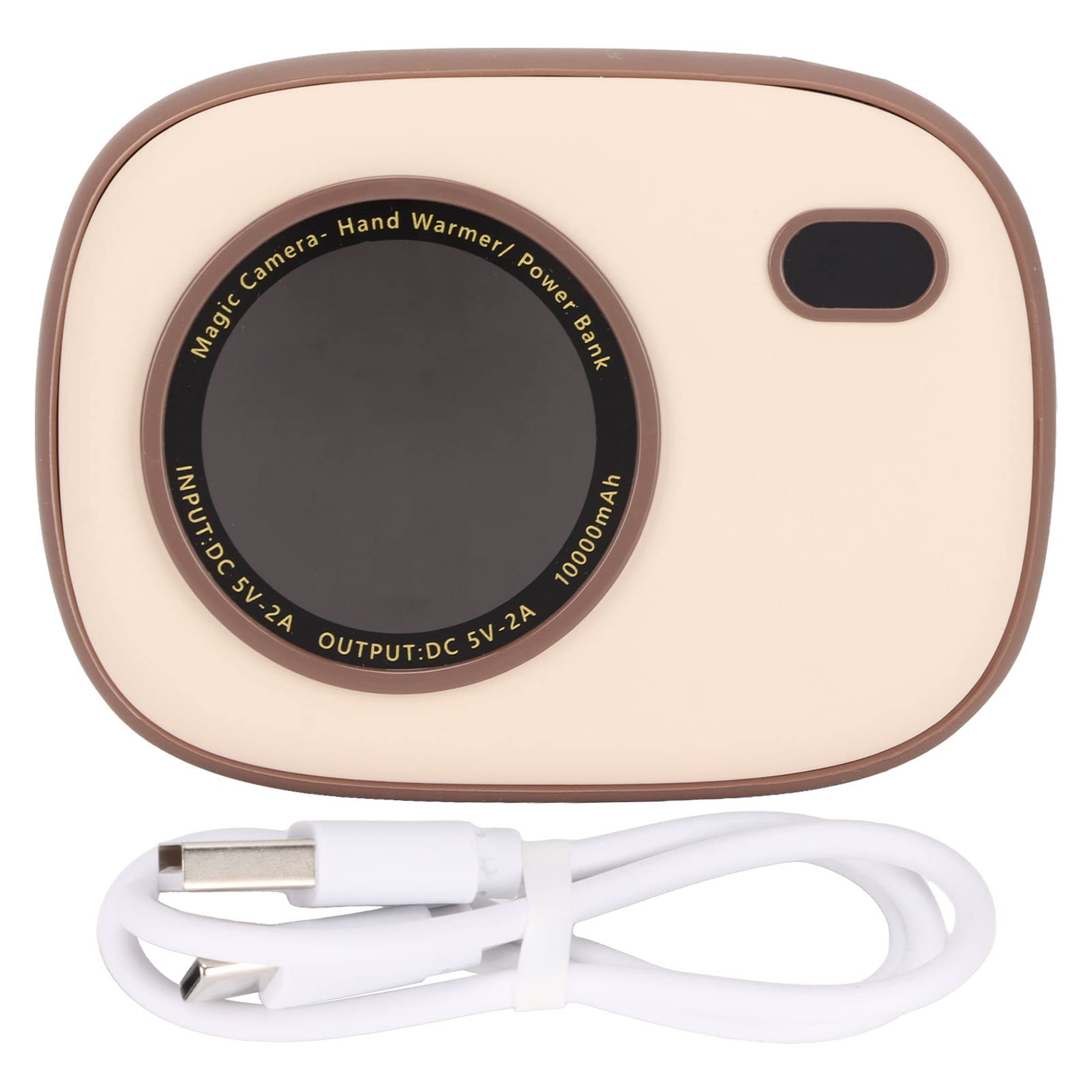 2 en 1 Chauffe-Mains Mini 10000mAh, Rechargeable