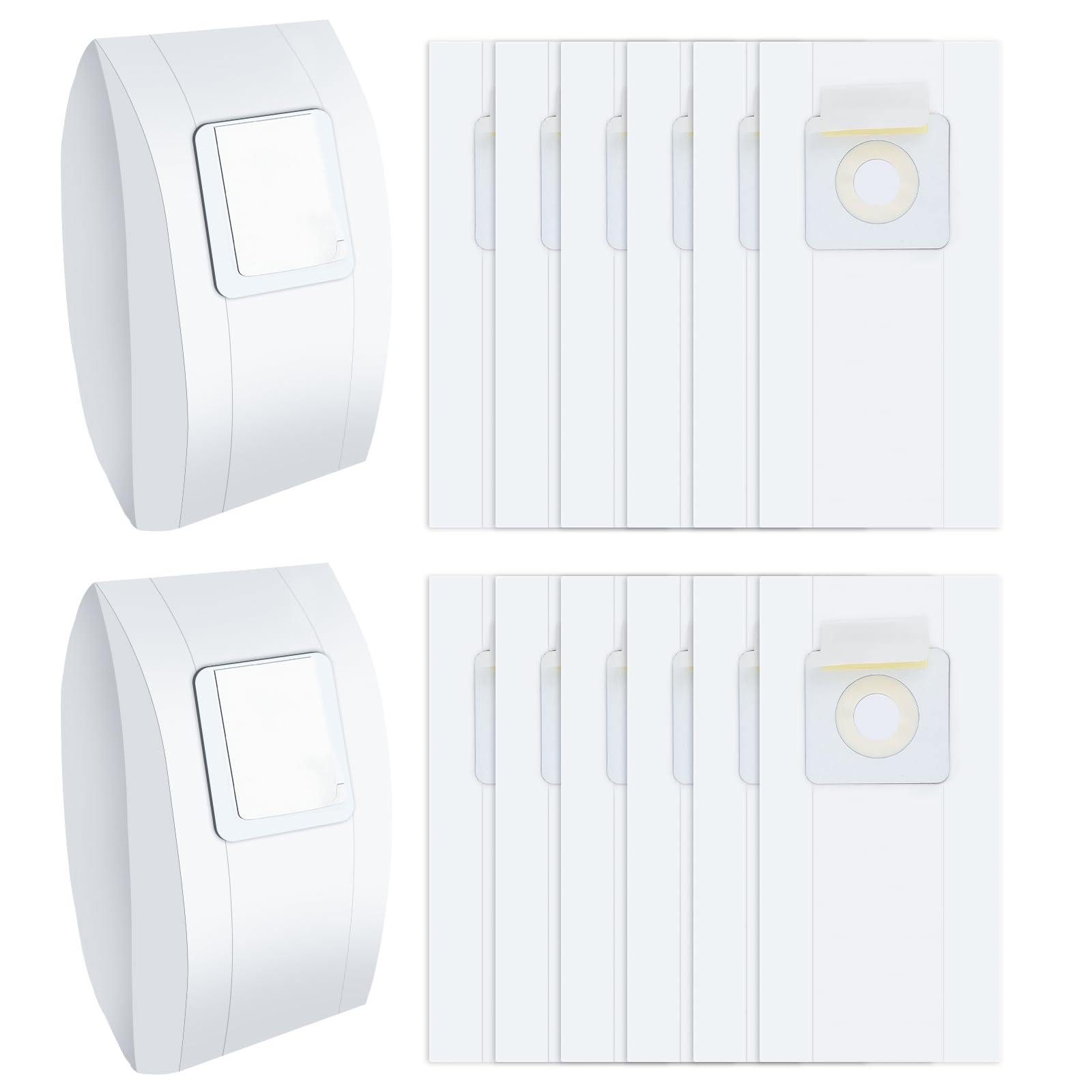 14 Pack Style 7 Vacuum Bags for Bissell 7 Powerforce 32120 1739 1398 3525R 71Y7 Power Glide 3545 35452 for Cleanview 20191 20193 Bagged Pet Upright Vacuums Cleaner, Style 7 Vacuum Bag, Part #32120