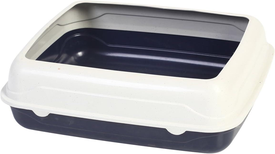 Animal Treasures Deluxe Cat Litter Pan with Rim-Large