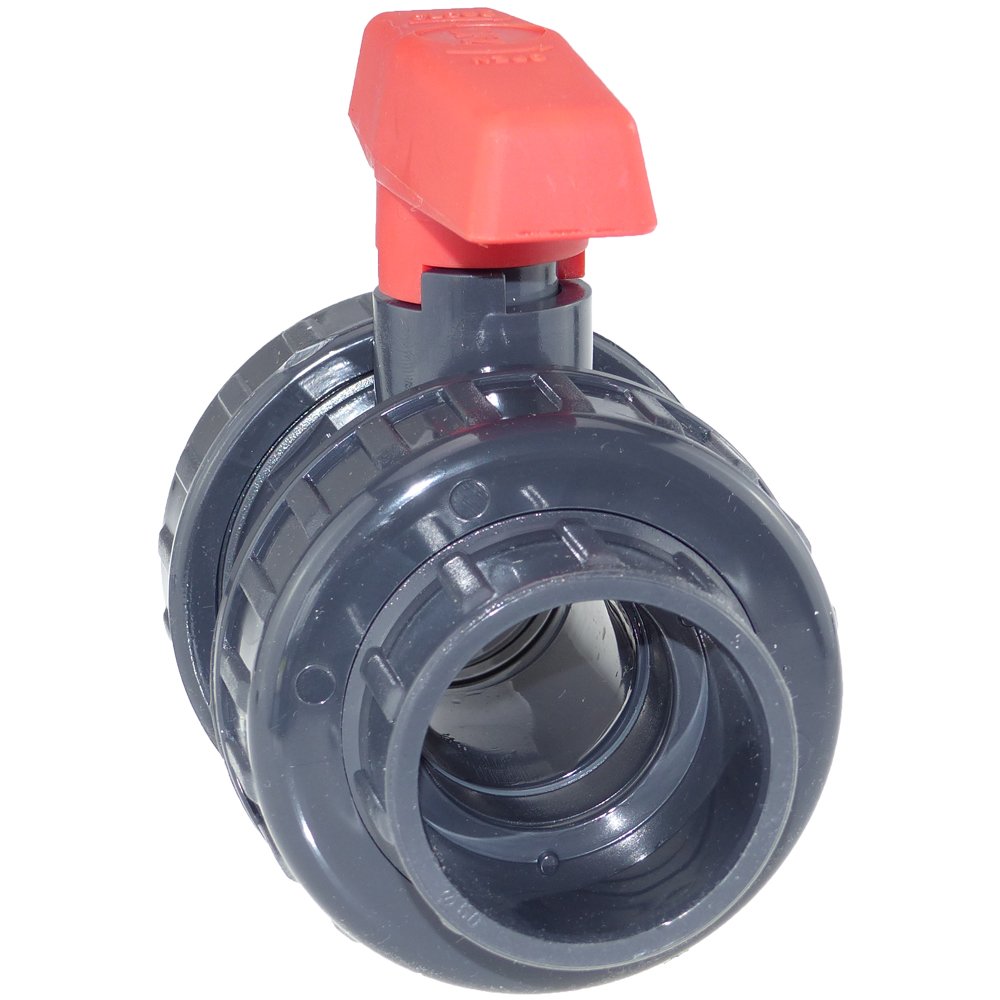 PVC - Válvula de bola adhesivas manguito AK (25 hasta 90 mm)