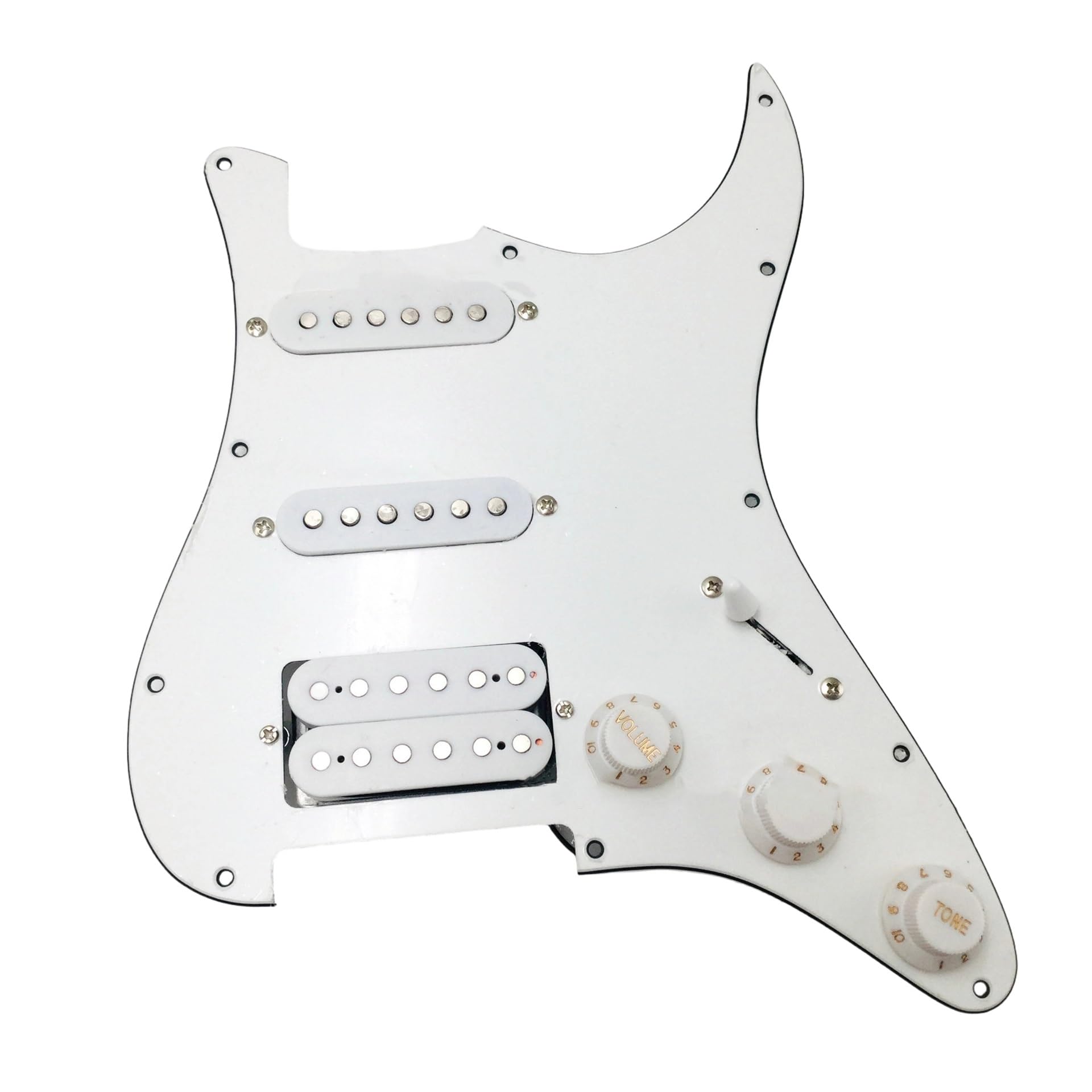 Pickguard Do Gitary Elektrycznej SSH Z Kablem W Kolorze Białym