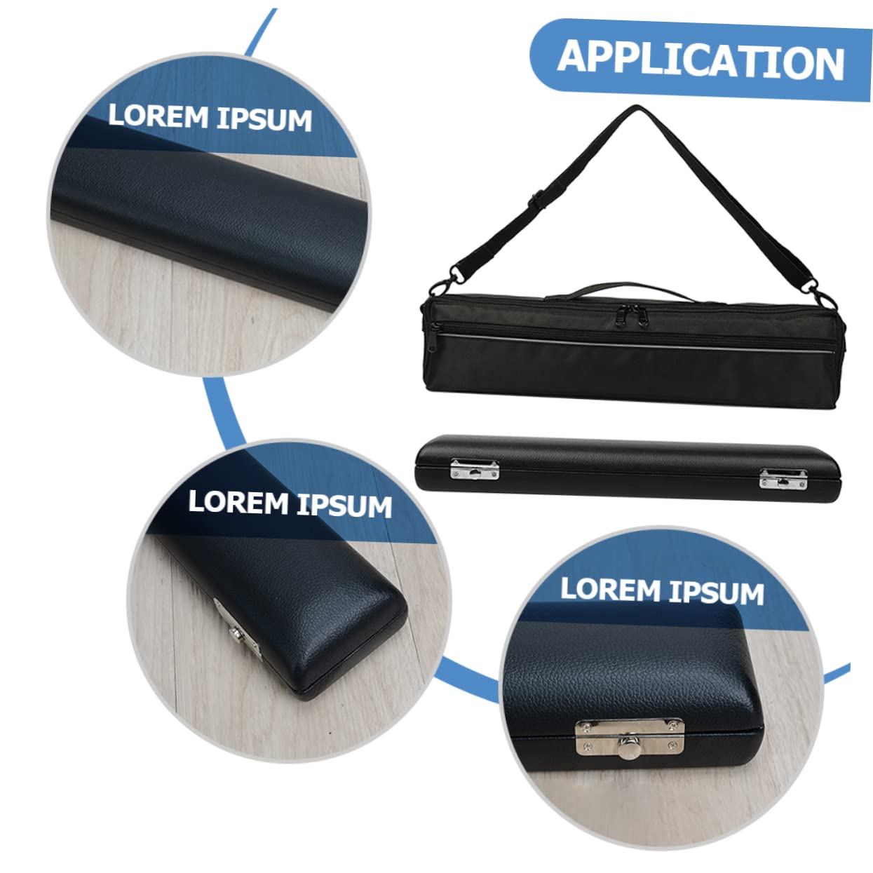 Beaupretty Estuche para Flauta de Material Grueso Bolsa para Transporte y Almacenamiento para Viajeros y Músicos Bolsa Protectora para Flauta