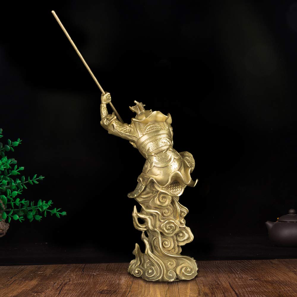 Amazon.co.jp: 斉天大圣 孫悟空神様 西遊記 置物 威厳がある 魔よけ