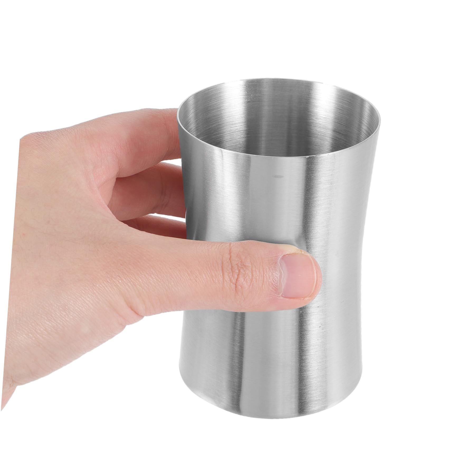 Homoyoyo 2 Pezzi Bicchiere Creativo da Bagno in Acciaio Inossidabile Tazza da Viaggio Versatile per Risciacquo e Bevande Porta Spazzolino Pratico e Resistente per Uso Quotidiano