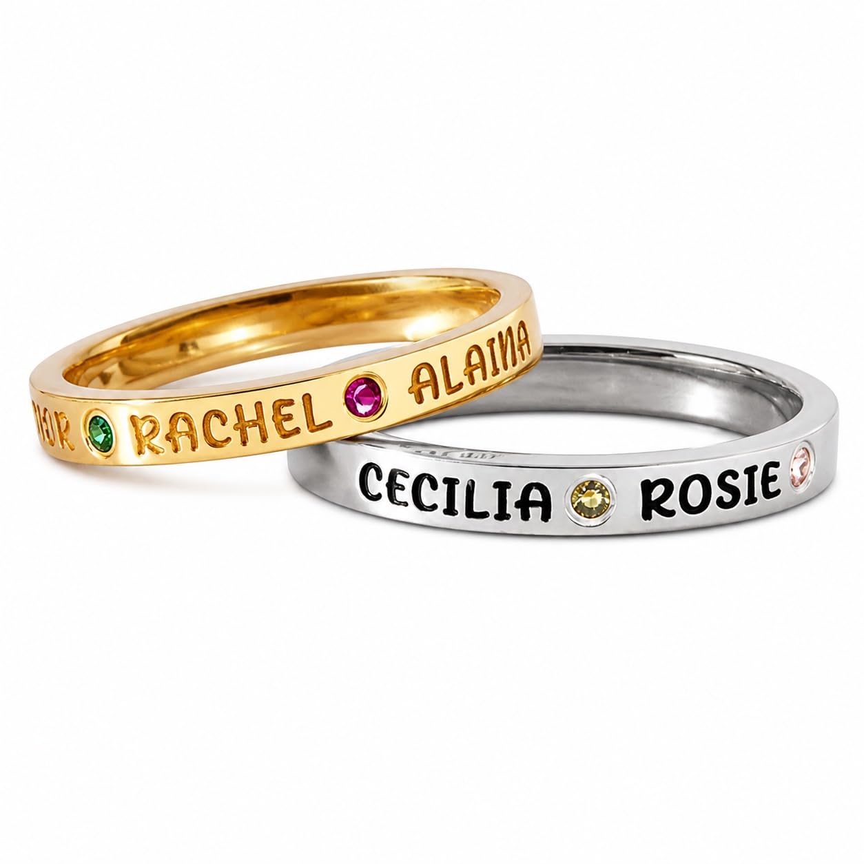 Mama Ring mit Kinder Namen, Mama Ring, Geburtsstein für Mutter Schmuck Geburtsstein Muttertag Weihnachten Geburtstag Jahrestag