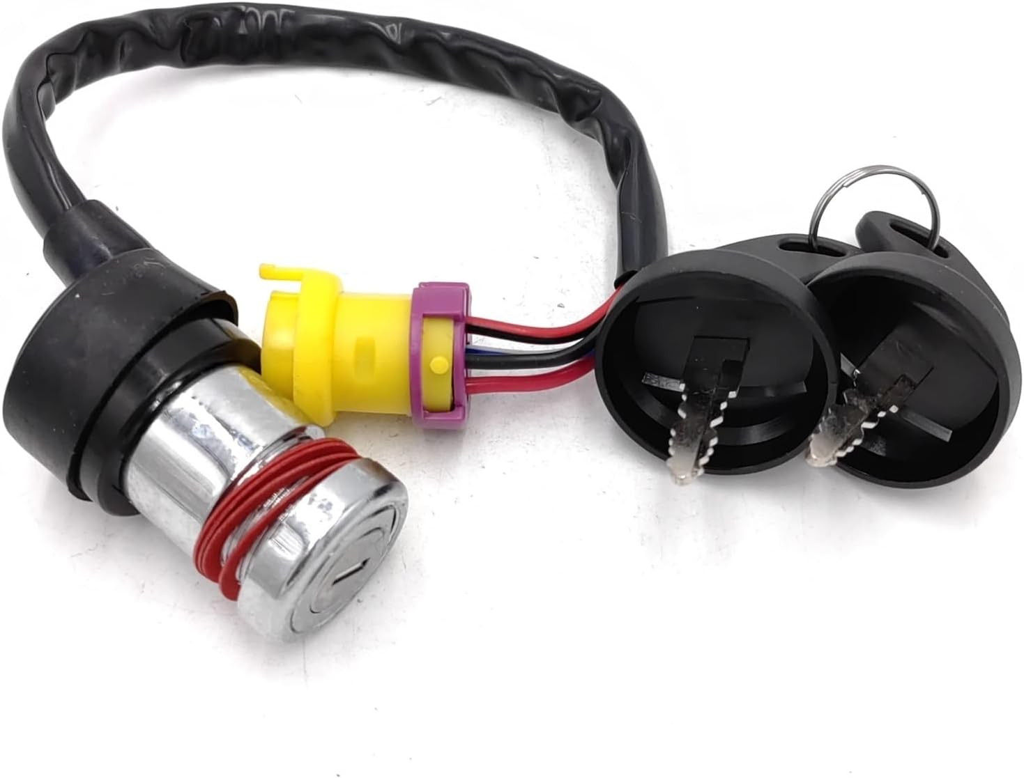 Ignition Key Switch Lock 4 Wires Compatible with 250 250cc 260 260cc 300 300cc 400 400cc ATV UTV spare parts