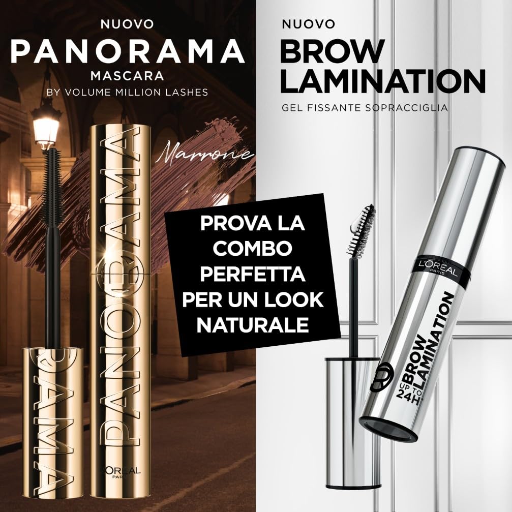 L'Oréal Paris, Gel Fissante Sopracciglia, Effetto Laminazione Professionale, Sopracciglia Sollevate e Più Piene Fino a 24h, Resistente al Sudore, Brow Lamination Infaillible, 30 g