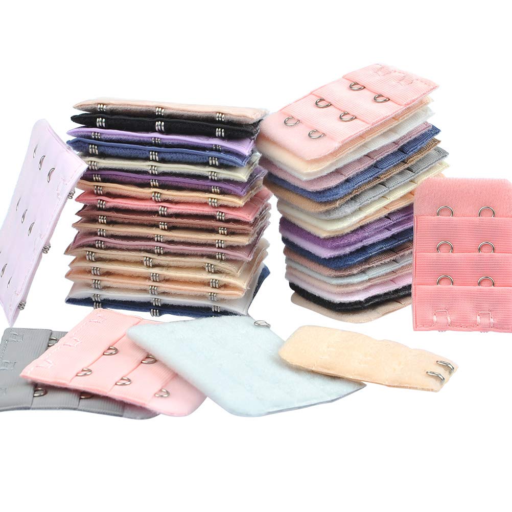 40 Pezzi Estensori Reggiseno - Multicolor Con Fibbia Acciaio Inox, Antiscivolo E Regolabili - Foto 9