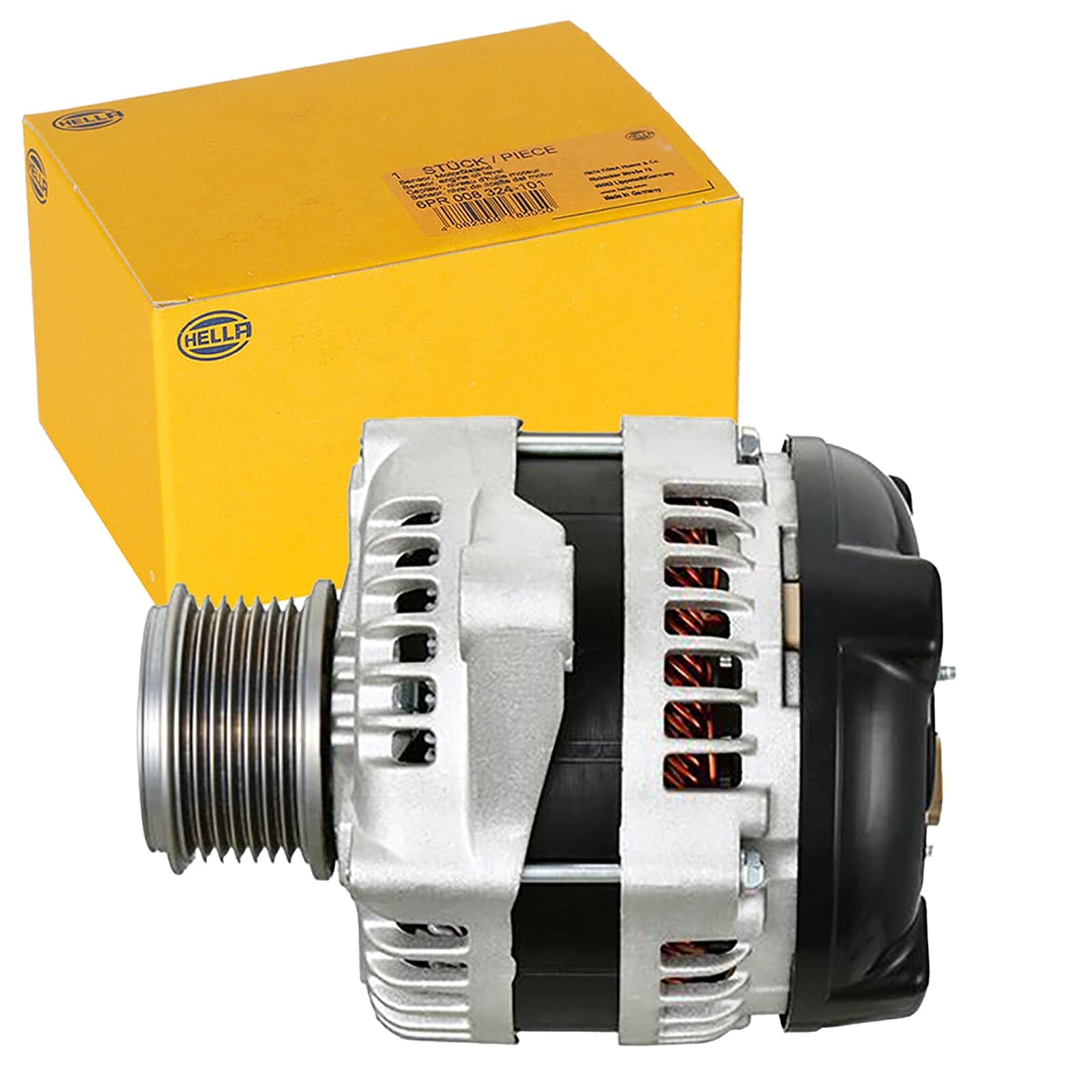 HELLA 8EL 015 637-491 Alternador - 14V - 130A
