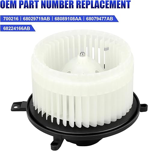 Miniatura 5 de Motor de ventilador de CA con ventilador para Jeep Grand Cherokee Dodge Grand Caravan Durango Chrysler Town Country 2008 2009 2010 2011 2012 2013