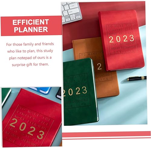 Miniatura 2 de MAGICLULU Agenda 2023, cuaderno para el trabajo, bloc de notas para el trabajo, libretas de escritura de trabajo, bloc de notas, planificador de