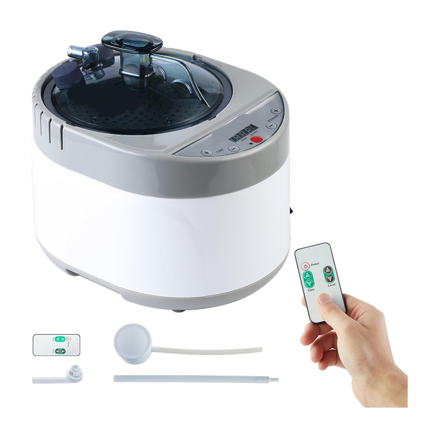 Riscaldatore per sauna, Generatore di sauna, pentola a e, nuovo stile for la terapia SPA domestica for il riscaldamento per casa e hotel(Grey)