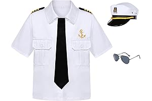 Kids Sailor Costume for Halloween Dress Up or Photo Props