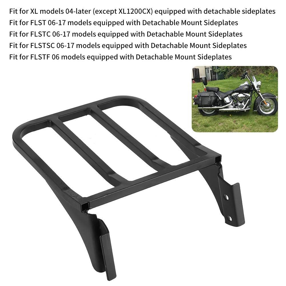 Amazon.co.jp: バイク用シーシーバー バックレスト ラゲッジラック