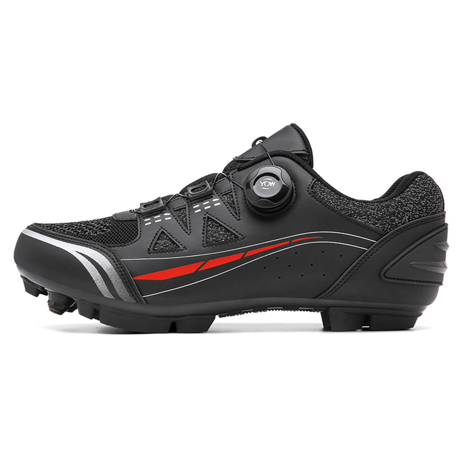 MTB Fahrradschuh Herren Damen Mountainbike Schuhe kompatibel mit SPD 2 Schrauben mit Cleats atmungsaktiv widerstandsfähig Radschuhe Schuh