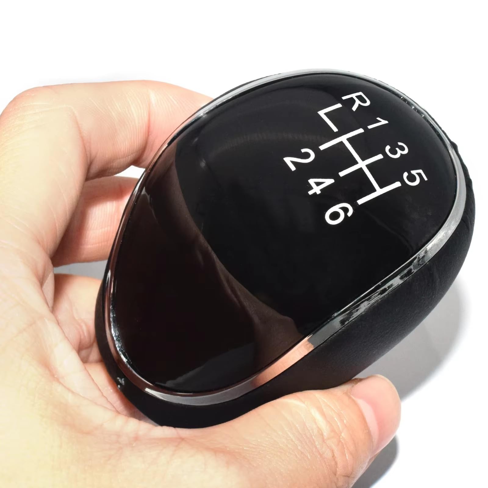 TUDEXX Car Gear Shift Knob Head Compatible with Lexus for is Xe20 220d 2009 2010 2011 2012 2013 2014 6 Speed Gear Shifter Lever Knob Stick Shift Handle Headball Manual Cover