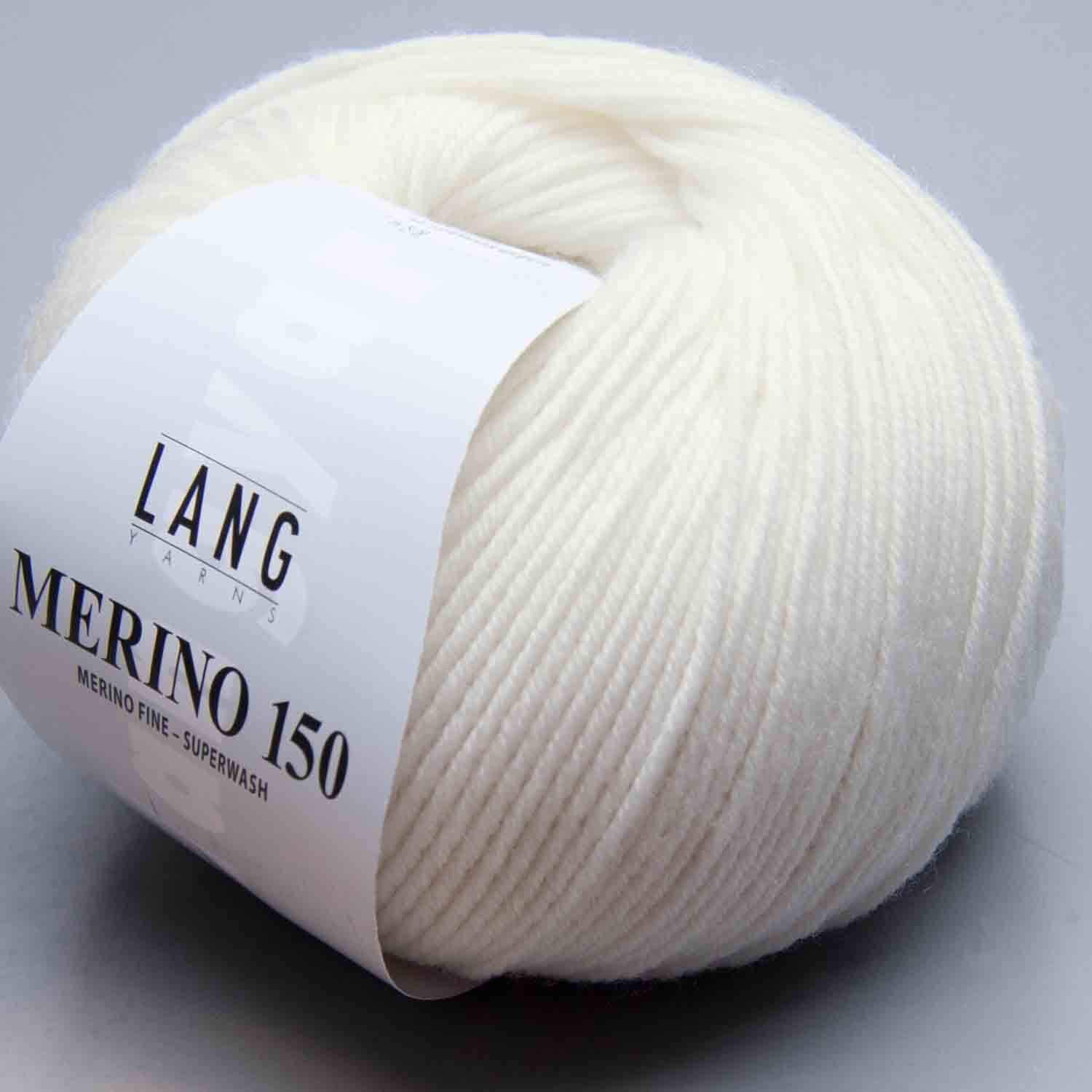 Lang Yarns Merino 150 - LL 150m / 50g - Nadelstärke 3 - 3,5