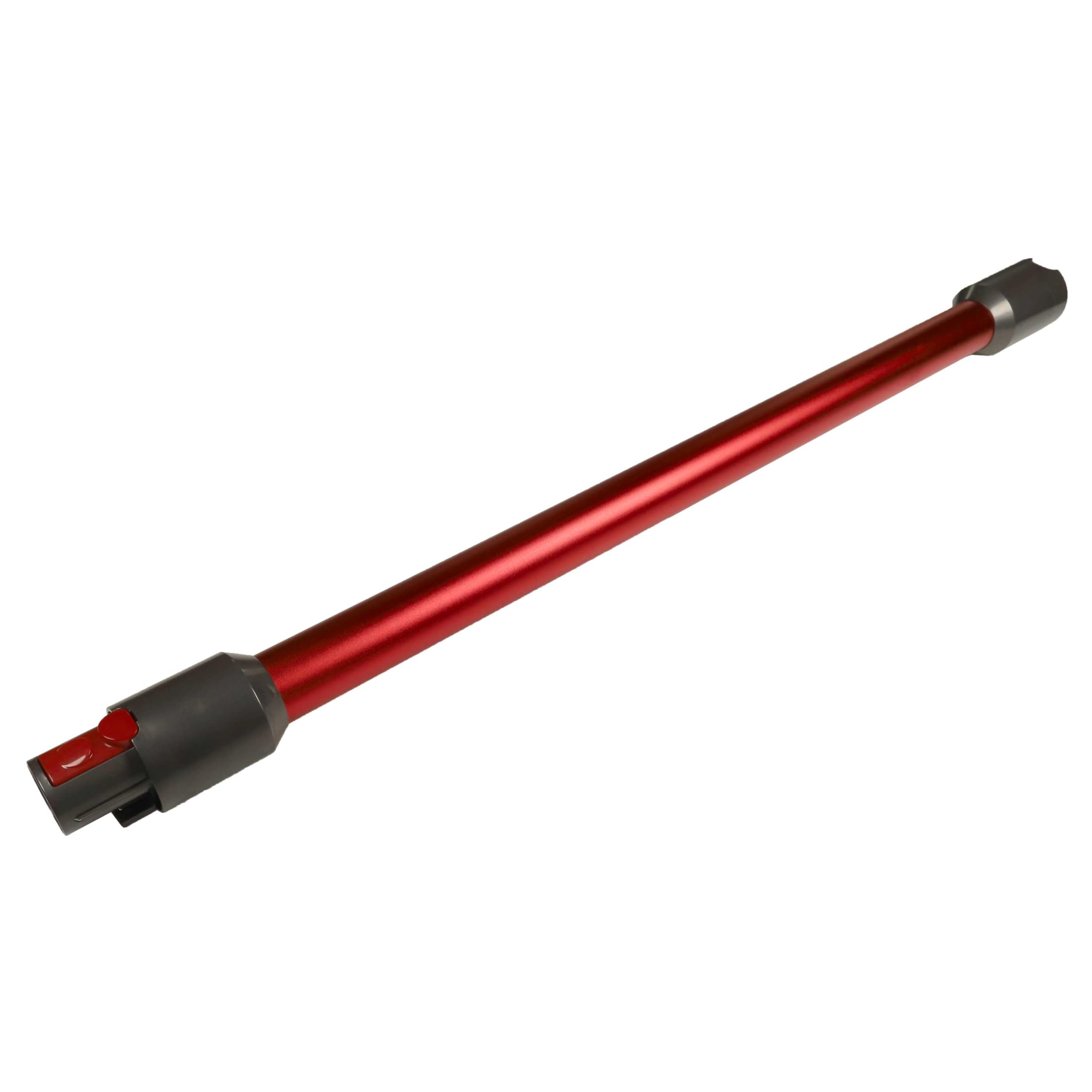 Vhbw Rura próżniowa kompatybilna z Dyson SV10, SV11, V10, V11, SV10, Absolute V11, Outsize - łącznik 35 mm, 74 cm, szaro-czerwony