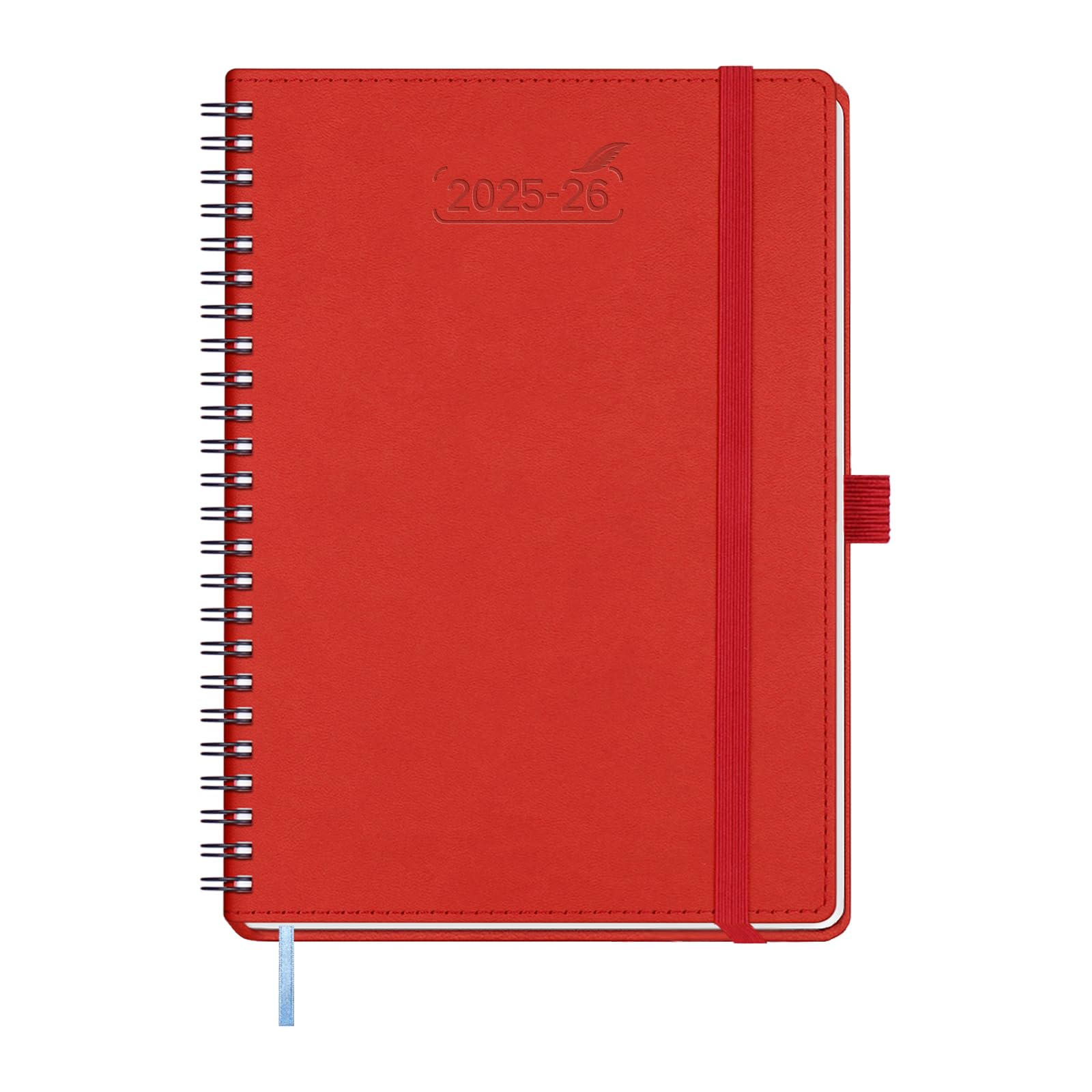 BEZEND 2026 Diary A5 Week to View (Jul 25-Dec 26) Spiral with Time Slots. Vertical Weekly Planner with Note Pages