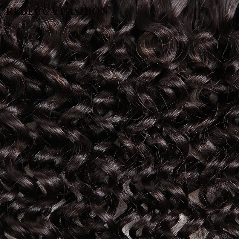 Human Hair Bulk for Braiding Curly Extensions Natural Black Kinky Curly Human Bulk Braiding Hair for Micro Braids No Weft Weaving 100g (12inch, 1Pcs/Lot)