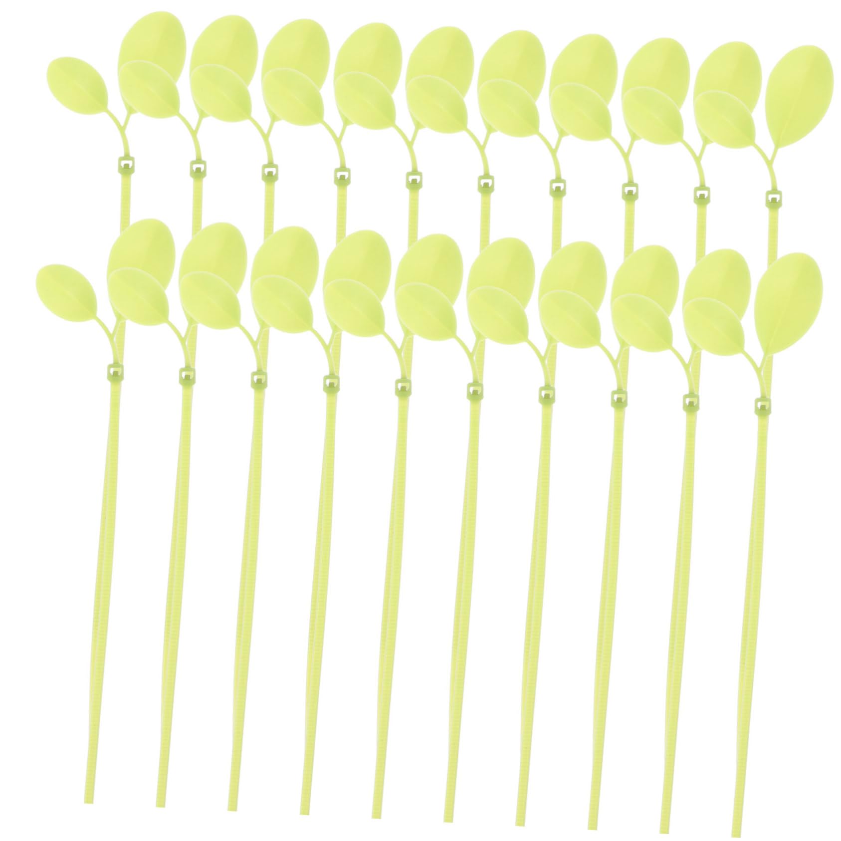 Uonlytech 200stücke Blattförmige Nylon-kabelbinder Farbige Kabelbinder Für Kreative Anwendungen Langlebig Und Einfach Zu Bedienen Für Zuhause Und Büro