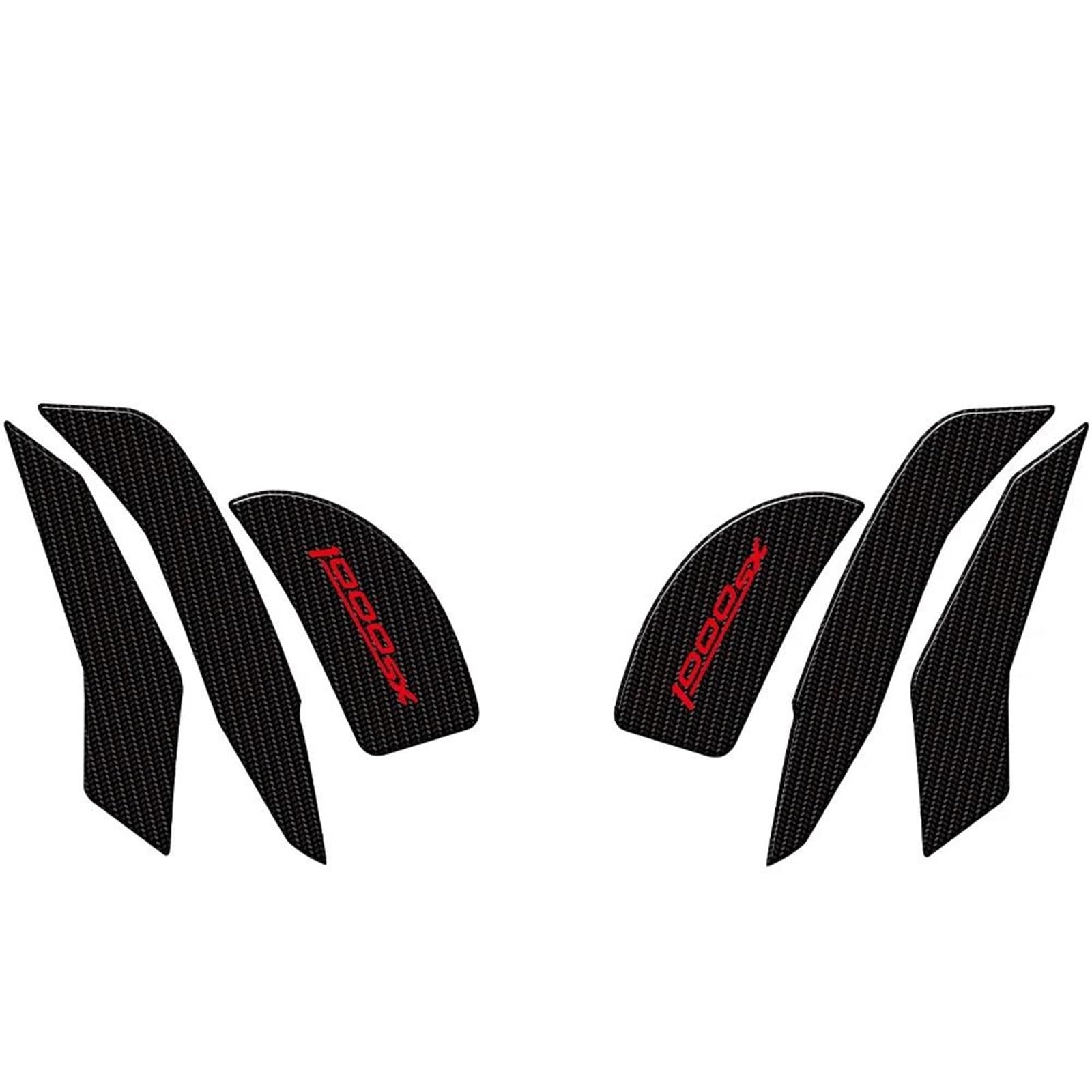 Motorcycle Fuel Tank Side Stickers Decals Fishbone Motorbike Sticker for Kawasaki for Z1000SX 2020 Streetfighter(Color11)