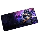 Gifting Domus Solo Leveling Desk Mat | Sung Jin-Woo Shadow Monarch Design (11x23 Inch) | Large Anime Gaming Mouse Pad | Waterproof, Heat Resistant, Smooth Surface | Anime Desk Accessory for Gamers gallery image
