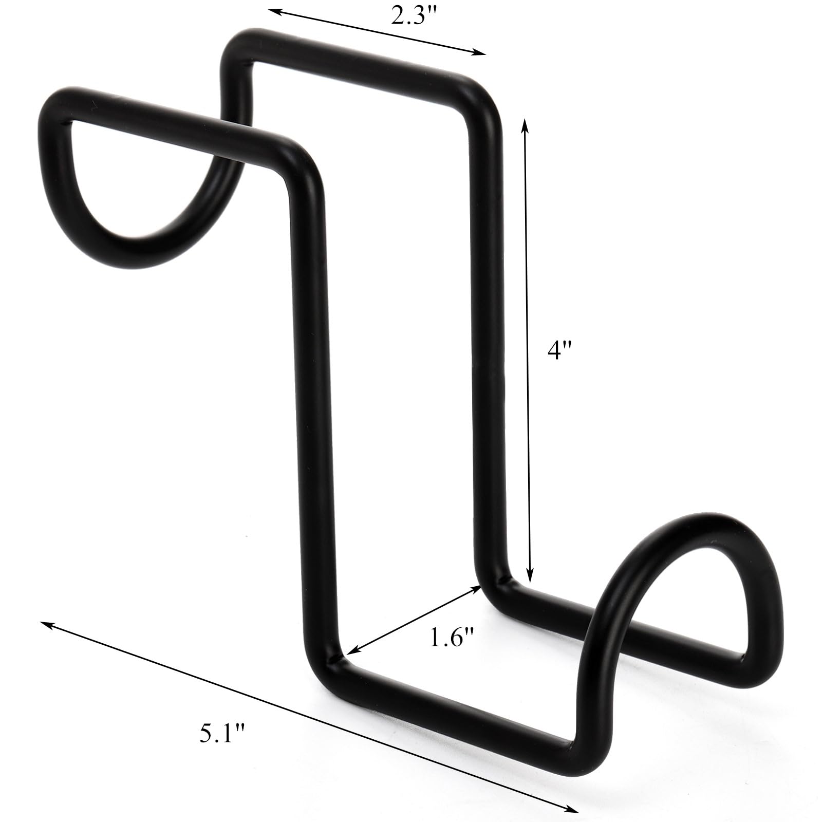 Cididu 6 Pcs Tack Hook 4 Inch, Heavy Duty Horse Halter Rack, Over Rail Bridle Hooks - Image 2