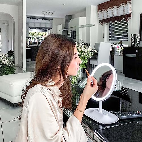 Espejo de Maquillaje Iluminado Browgame con LED miniatura 7