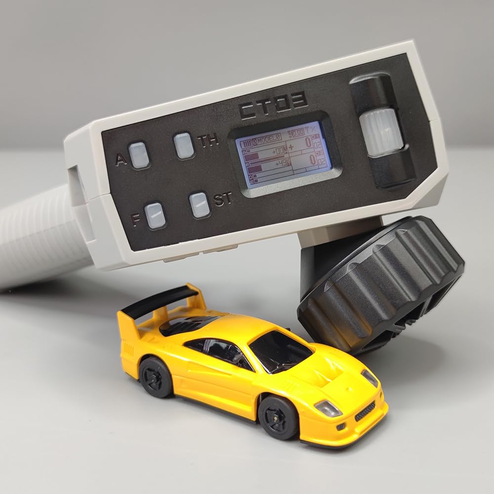 LDARCC 1:64 Scale Mini RC Car, Remote Control Sports Car with LCD
